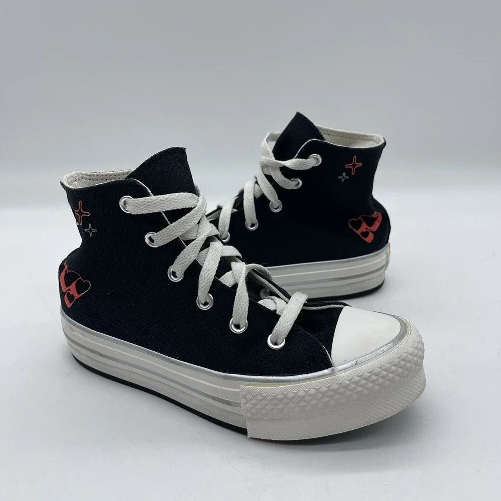 Converse Chuck Taylor All Star EVA A09122C Youth Size 1 Lift Platform Shoes